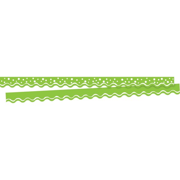 Barker Creek Happy Lime Double-Sided Scalloped Border, 13/set, PK13 995 - main